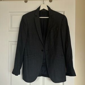 john varvatos wool & silk blazer